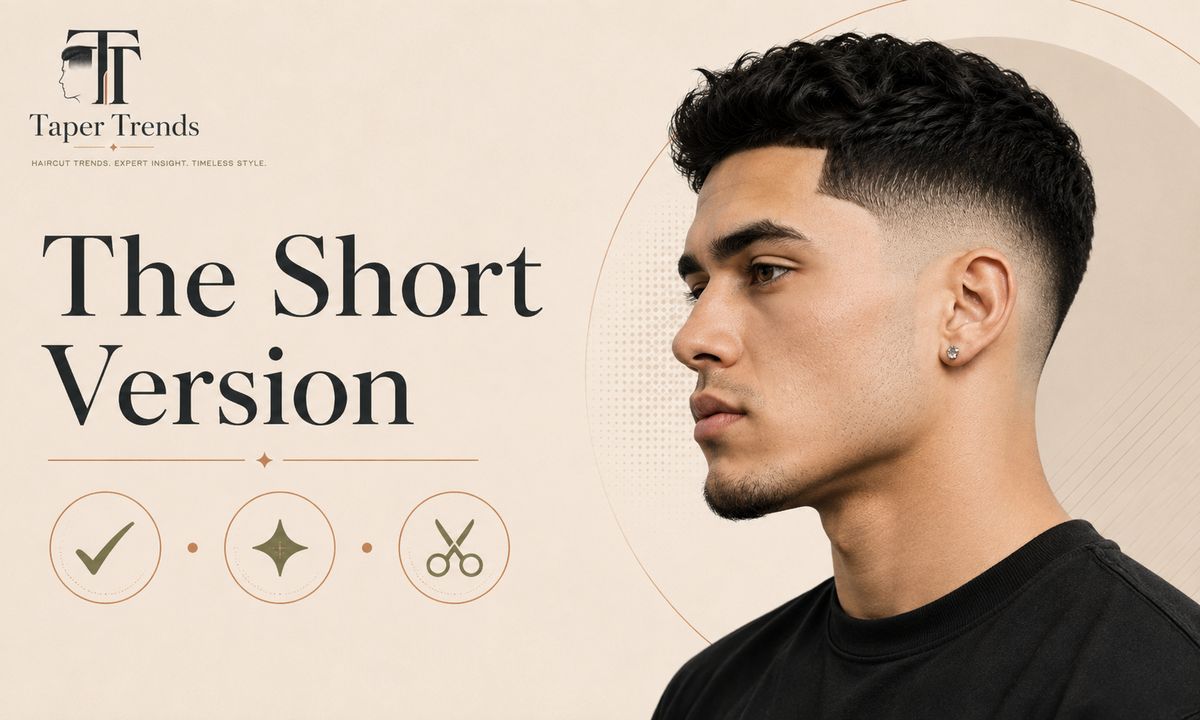 A finished low mid taper fade haircut — structured, clean, and easy to wear for 2026.